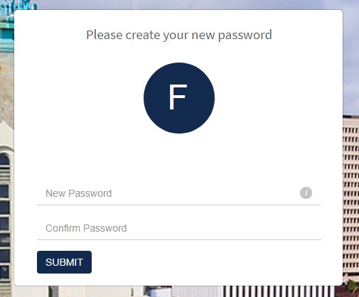 Create New Password